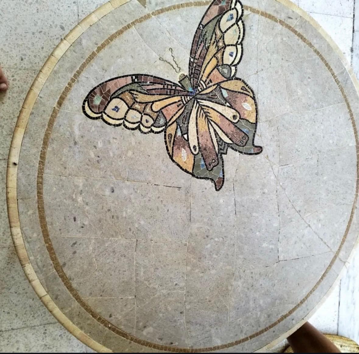 Papillon en mosaïque